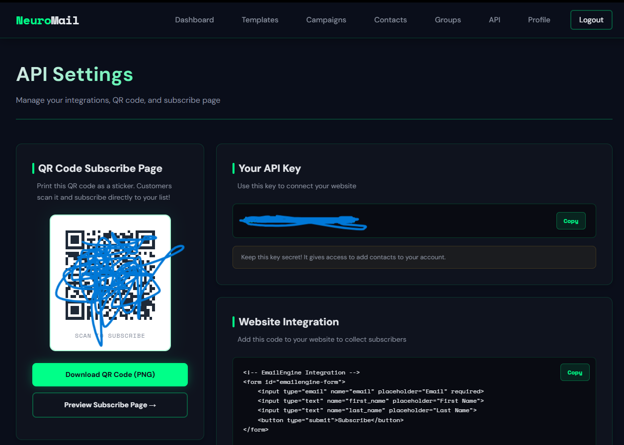 NeuroMail Platform Screenshot 5