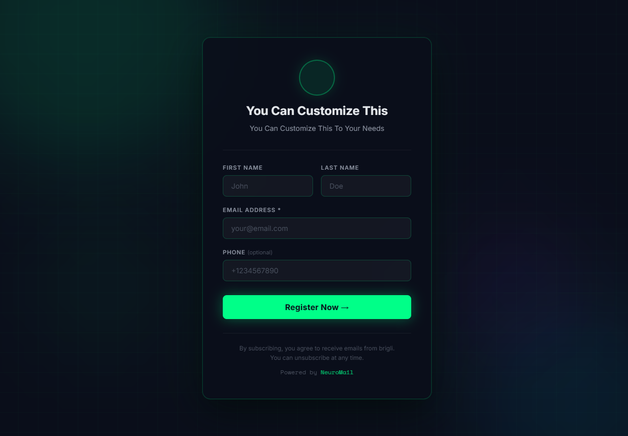 NeuroMail Platform Screenshot 7