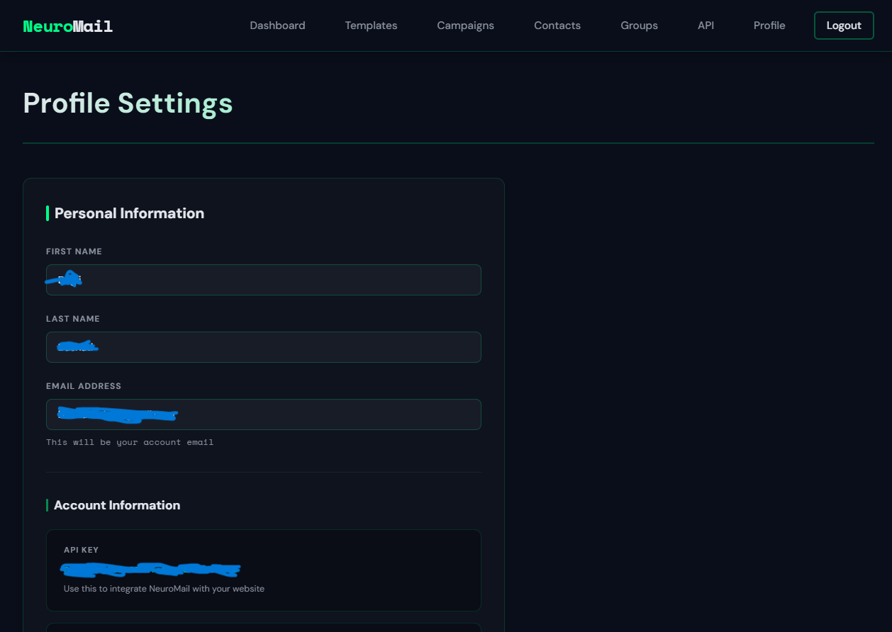 NeuroMail Platform Screenshot 8